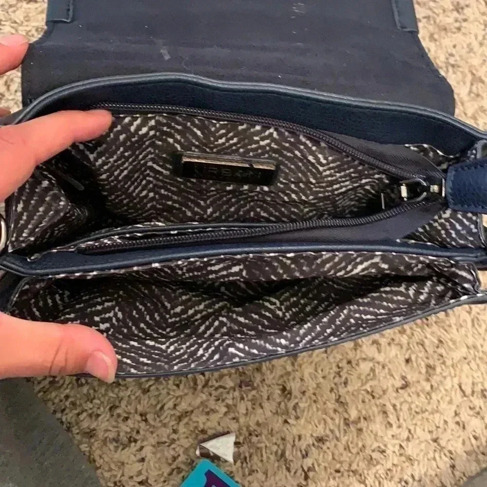 Urban Expressions Cross Body Navy Fringe